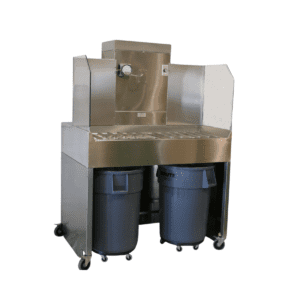 TBJ Downdraft Bedding Scrapping Station  Model BSS-2DD